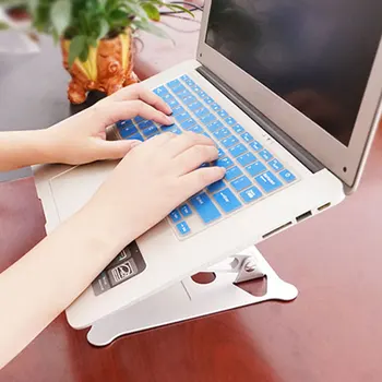 

Adjustable Height Portable Foldable Desktop Holder Laptop Stand Lightweight Office Universal Notebook Cooling Non Slip Computer