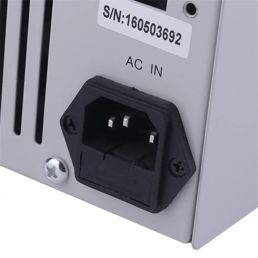 1pc Universal DC0-30V Power Supply Adjustable Dual Digital Variable Precision Overload Short Circuit Protecting Supply 0-5A