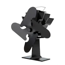 Классический вентилятор для печки, 4 лопасти, Ecofan, вентилятор для печки с тепловым питанием, 16%, экономичная топливная плита, надкаминный вентилятор, эффективное распределение тепла