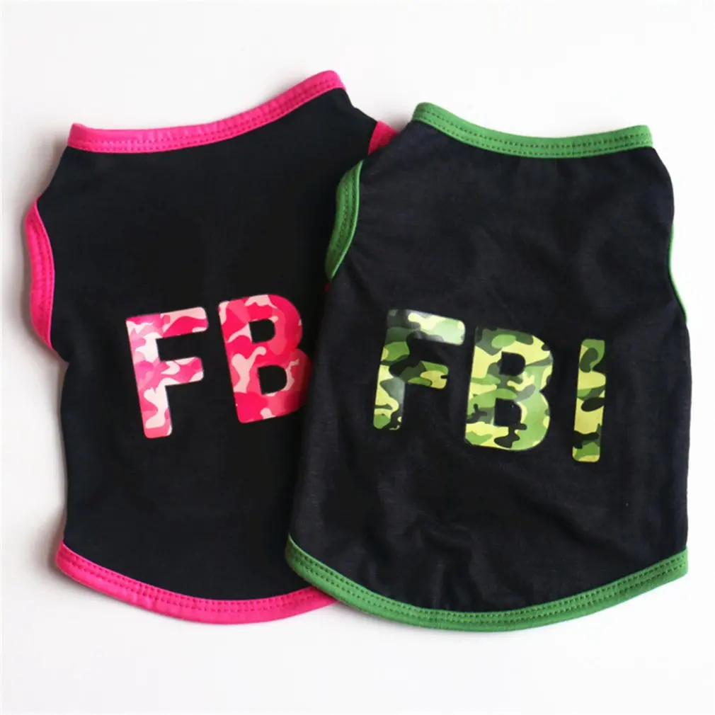 Brilliant T-shirt Variety Size Casual Style Universal Personalized Dog Vest Exquisitely Designed Durable
