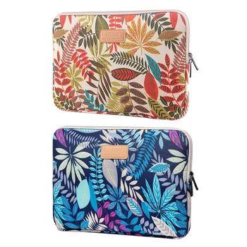 

HOT-LISEN 2 Pcs Laptop Sleeve Case Computer Bag, Notebook,for Ipad,Tablet,for MacBook 14 Inch White Forest & 15 Inch Blue Forest