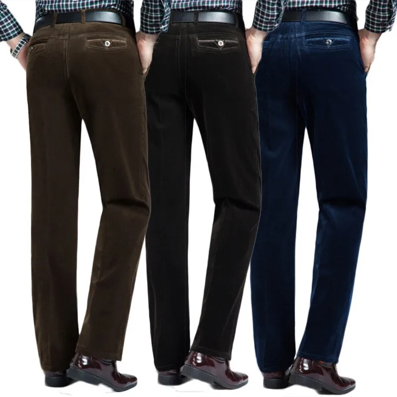 loose fit corduroy trousers