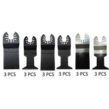 18 шт./компл. биметаллические древесина мягкая металлическая точность зуб вибрирующих мультиинструментов Запчасти для Фейн Водостоки резки биметаллических кольцевых пил, снос