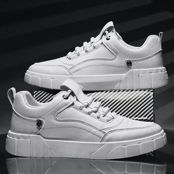 

High Quality Brand Men Casual Shoes Hot sale Spring Autumn Casual Shoes Men Breathable Fashion Black Casual Men Shoes White