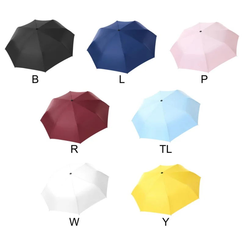Легкий для путешествий из трех складной ветрозащитный зонт автоматический зонтики солнце и дождь УФ Защитный зонтик зонты