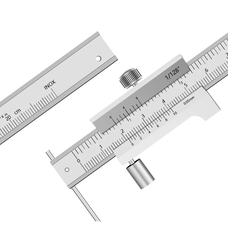 XCAN Caliper Marking Vernier Caliper 0-200mm/250mm Stainless Steel Parallel Marking Vernier Caliper Marking Gauge Measuring Tool