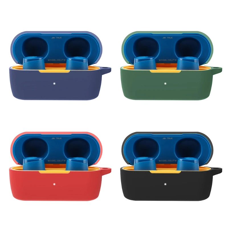 

Compatible for for Skullcandy Jib True Earphone Cover Silica Protector Shockproof Anti-dust Protective Sleeve Washable Case