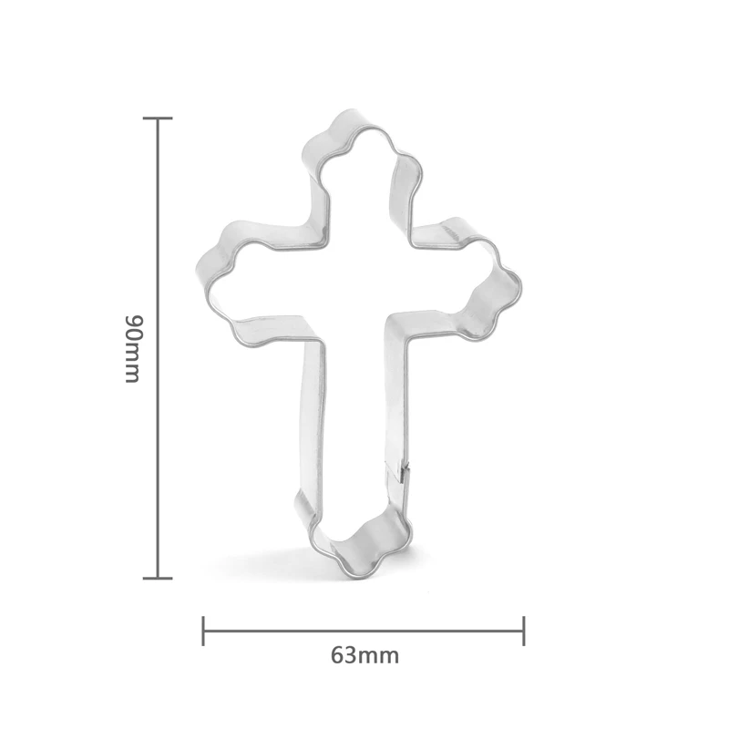 Cross Cookie Cutter Stainless Steel Biscuit Knife Baking Fruit Kitchen Tools Mold Embossing Printing cookie cutter baking mold cookie mould cookie printing mold