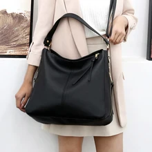 Высококачественные Женские сумки через плечо, Женская Повседневная Большая сумка из искусственной кожи, женская сумка-хобо