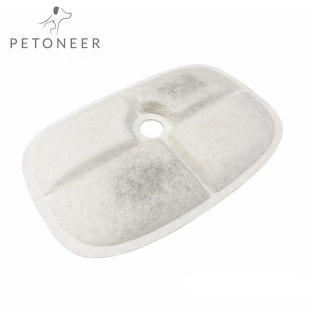 6 Pack PETONEER Cat Water Fountain Filters Pet Fountain Replacement Filters Suitable for Petoneer 1.9L 2L Water Dispenser