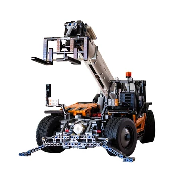 

Technic Set Telehandler Compatible MOC 6302 Building Blocks Bricks Toys Lepining Birthday Gifts Fit lepining Brick Diy Toy Gift