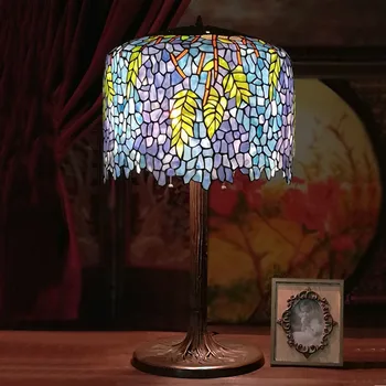 

Tiffany lamp 18 inch tiffany lamp manufacturers selling their blue wisteria hand big sitting room desk lamp