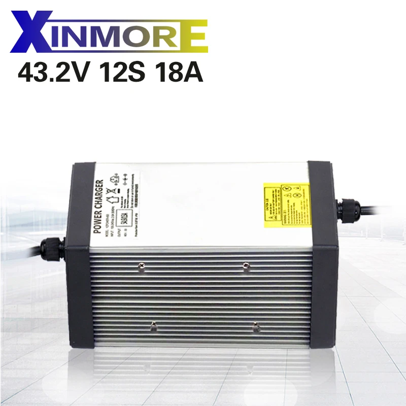 XINMORE 43 2 V 18A 17A 16A Lifepo4 литиевое зарядное устройство для 36V (38 4 V) E-bike Pack AC-DC источник