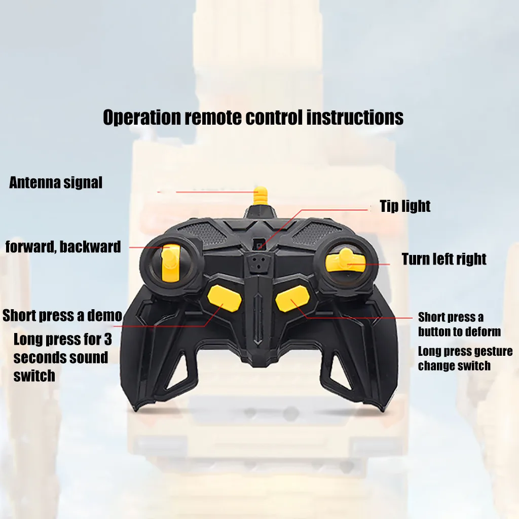 Пульт ДУ игрушечные машинки RC 1:12 распознавание жестов деформации автомобиля часы монтируемая Автомобильная робот игрушка# C