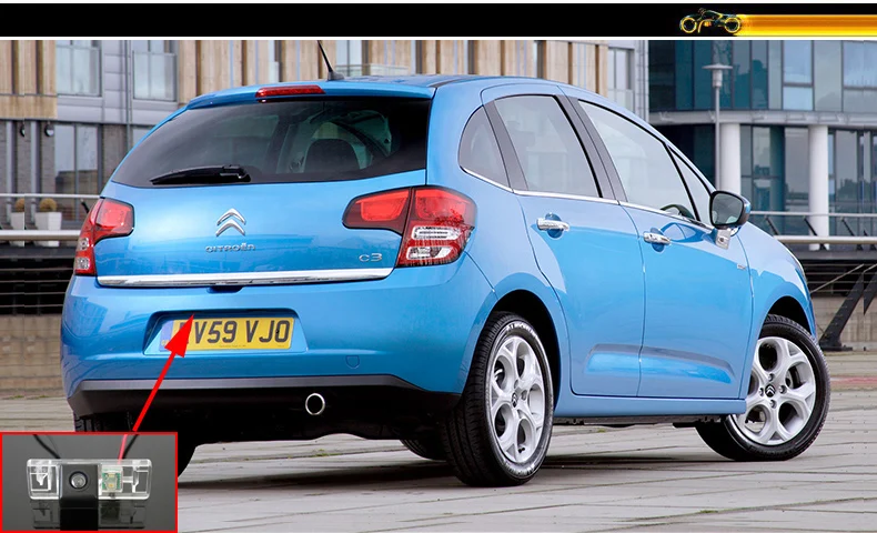 Задняя камера для Citroen C2 C3 C4 C5 C6 C8 DS3 DS5/HD CCD ночного видения Автомобильная резервная парковочная камера/Беспроводная автоматическая камера заднего вида