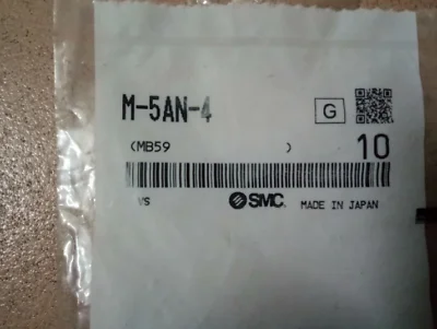 

1 пакет/10 шт. Новые фитинги SMC M-5AN-4 M5AN4
