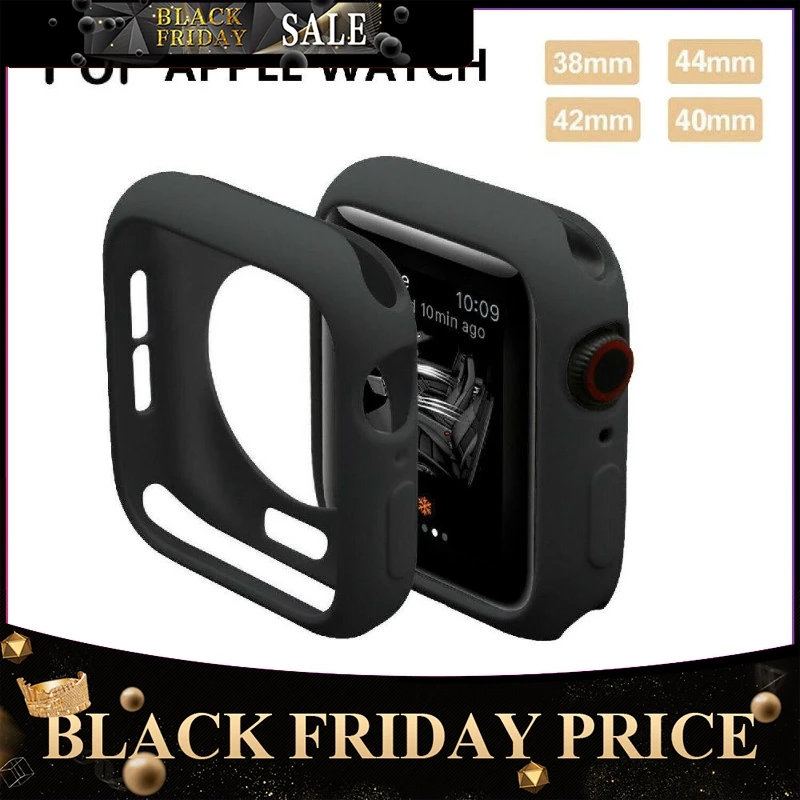 

2019 New Arrival For Apple Watch Series Bumper Silicone Protector Cover 38/40/42/44mm Protective Case for APPLE Watch Device