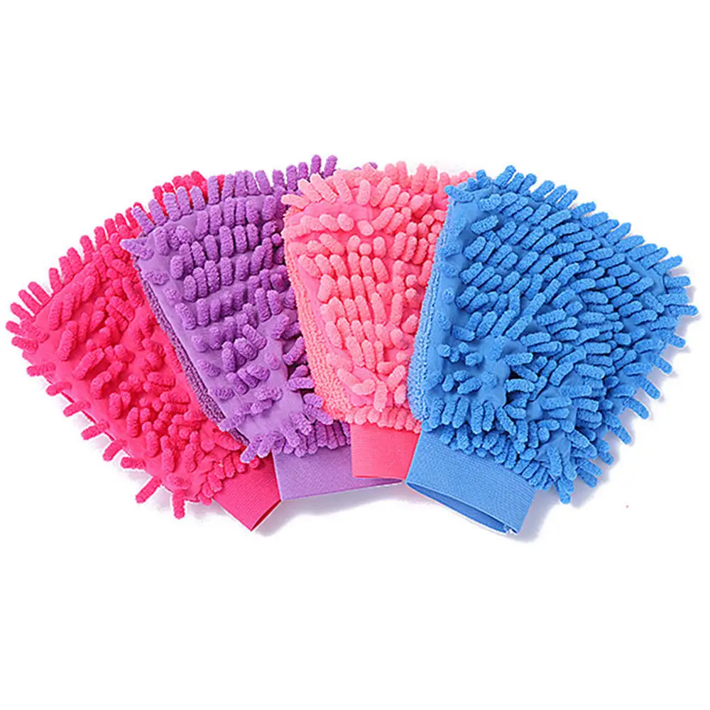 Car Wash Glove Ultrafine Fiber Chenille Soft Towel Microfiber Cars Cleaning Care Detailing For