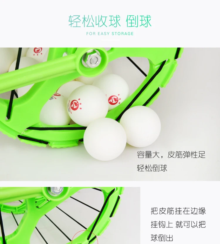 Balles de Tennis de Table de style seau, collecteur de balles de ping-pong  à ramassage facile pour le jeu de raquette de tennis de table - AliExpress