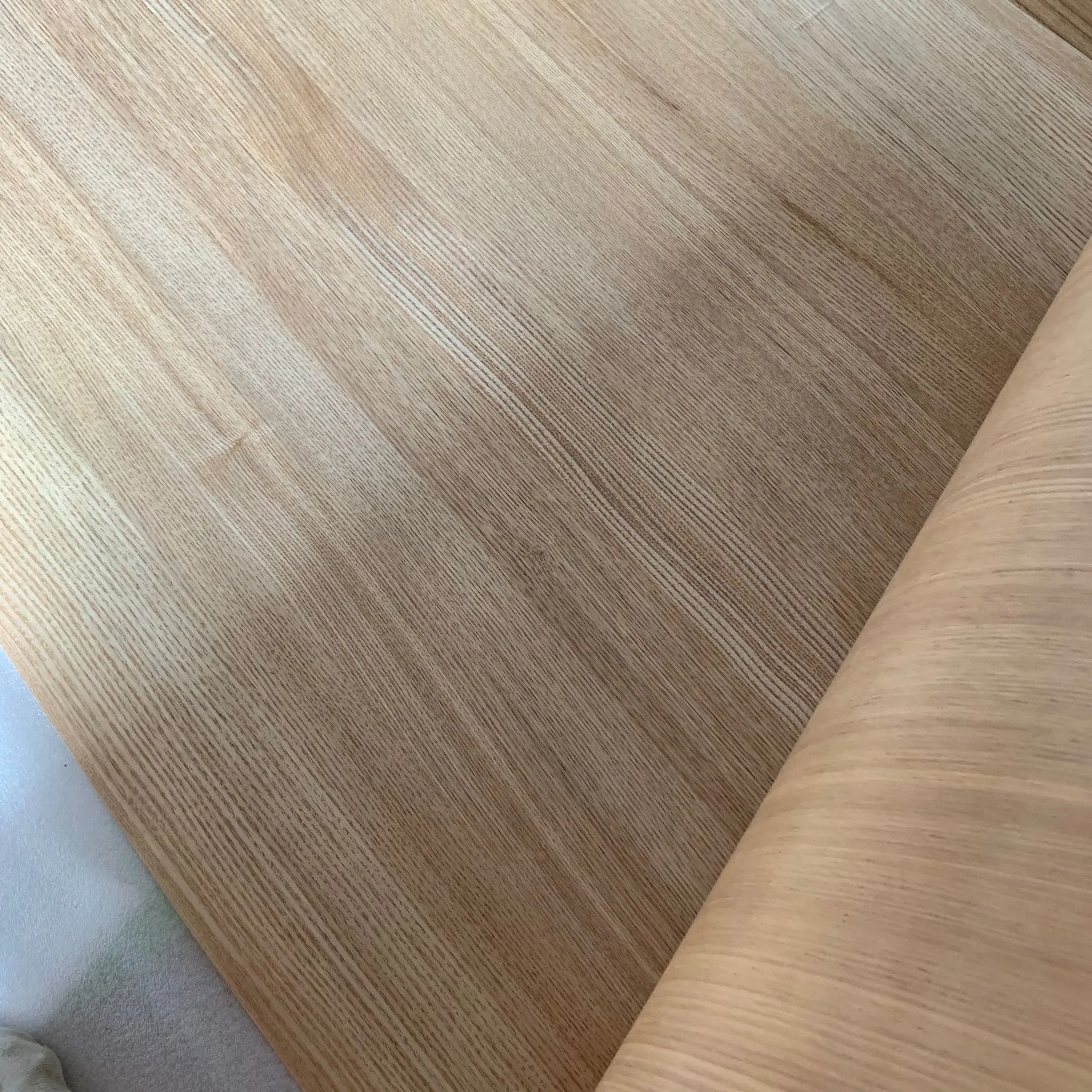 Натуральный натуральный деревянный шпон с нетканым полотном Fraxinus мандашурика