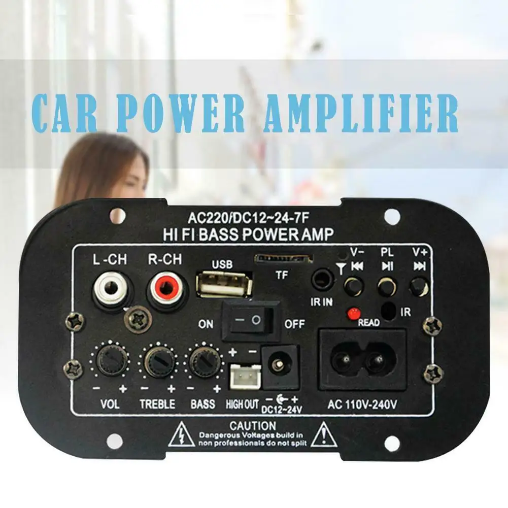 Hi-Fi автомобильный Bluetooth усилитель комплект Авто бас мощность аудио Радио цифровые аксессуары 50 Вт