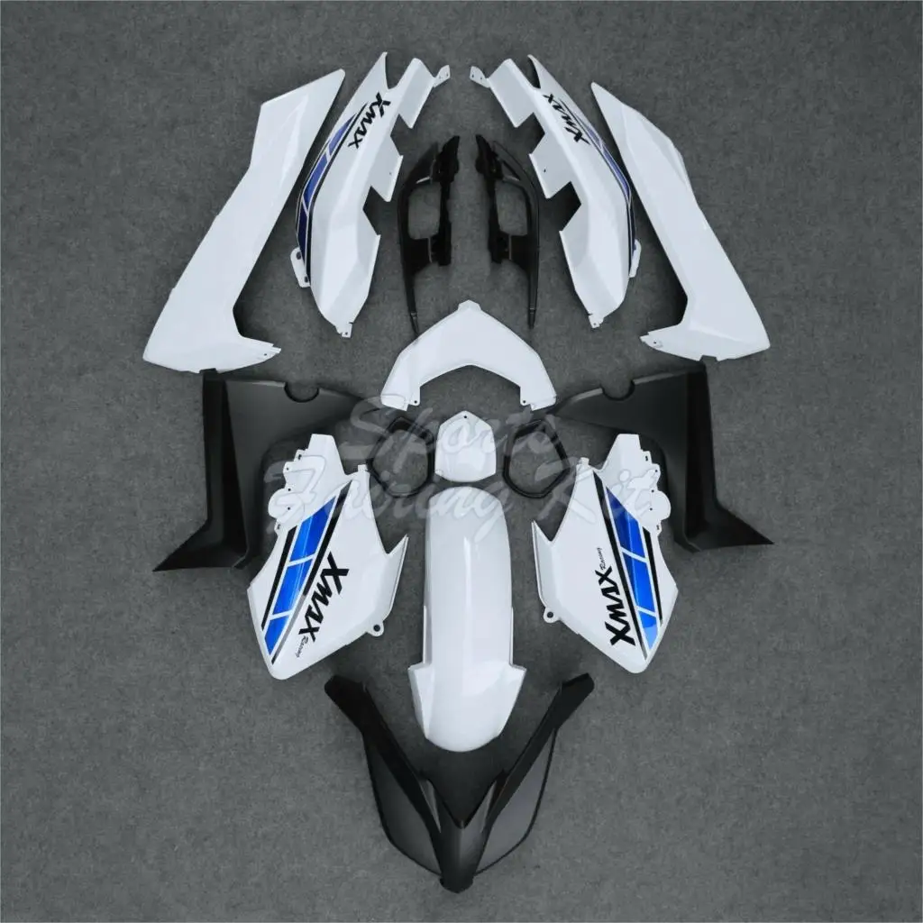 Bodywork Fairing Body Kit for YAMAHA X-MAX 125 250 400 2014 2015 2016 2017 White Blue XMAX X MAX XP 14 15 16 17 | Автомобили и