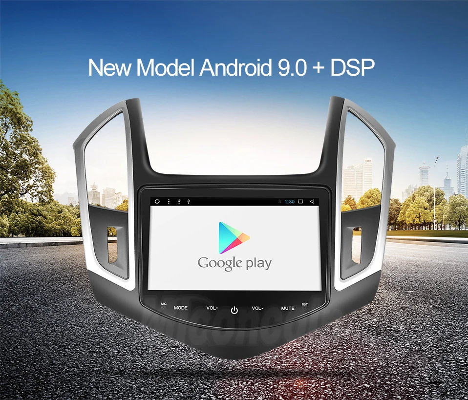 Android 9,0 автомобильный dvd gps плеер для Chevrolet Cruze 2013 с автомобильным Радио Видео плеером gps Навигация стерео