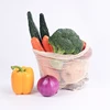 Cotton Mesh Vegetable Bags Produce Bag Reusable Cotton Mesh Vegetable Storage Bag Kitchen Fruit Vegetable with Drawstring ► Photo 3/6