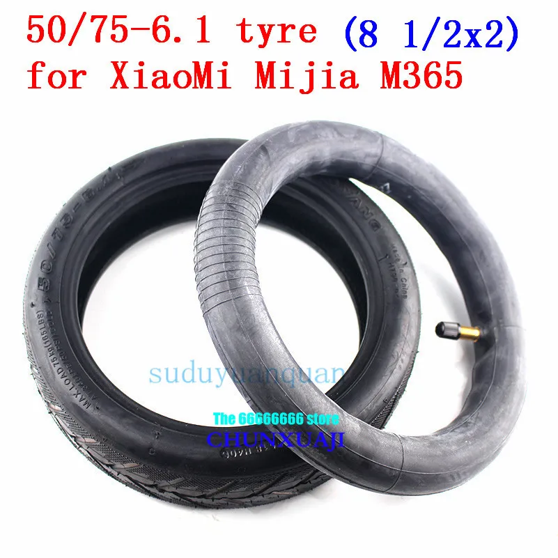 8 5 дюймовая шина 50/75 6 1 внутренняя камера шины 1/2X2 надувная для Xiaomi Mijia M365 колеса