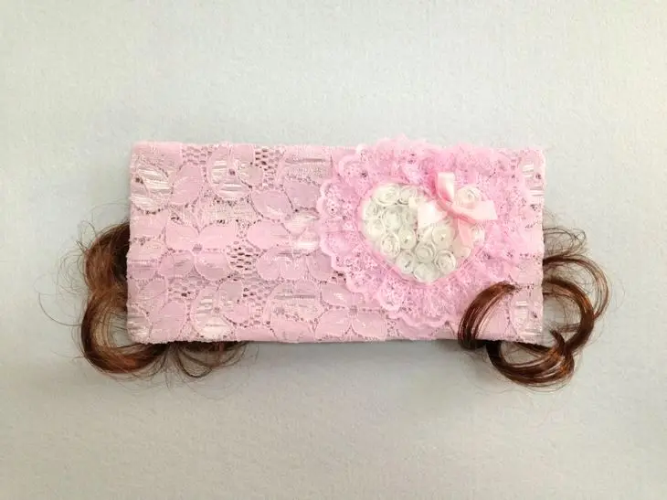 Стиль, весенне-летний детский парик из ленты с большими ободками в форме сердца, головной убор для маленьких девочек, украшение для фотосессии