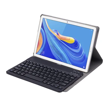 

Luxury Leather Wireless Bluetooth Keyboard Protective Case For Huawei MediaPad M6 MatePad Pro 10.8" Magnetic Separate Keyboard