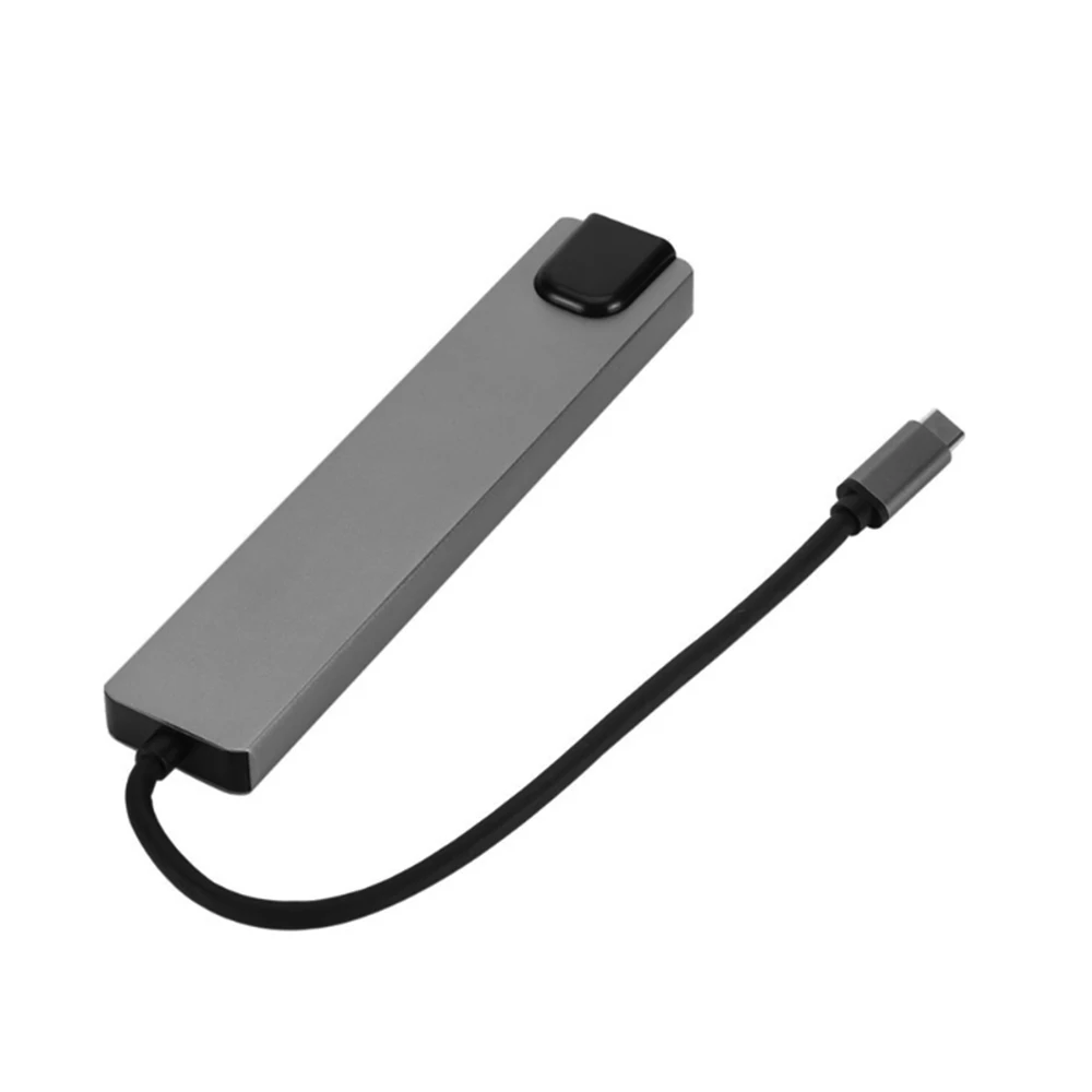 Type C концентратор USB C к HDMI RJ45 USB 3,0 порты USB 2,0 порт SD/TF карта Reade USB-C 8 в 1 для ноутбука MacBook Pro смартфон