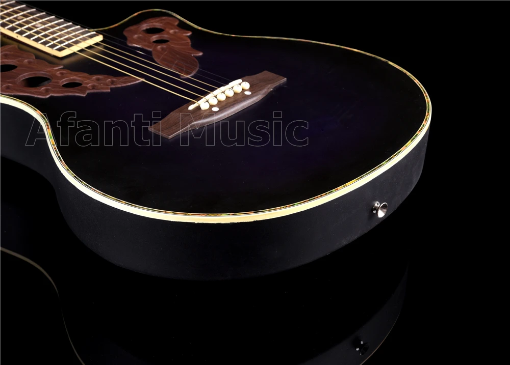 Горячее предложение! Распродажа! Afanti Music Super Roundback/Акустическая гитара из углеродного волокна(ANT-053