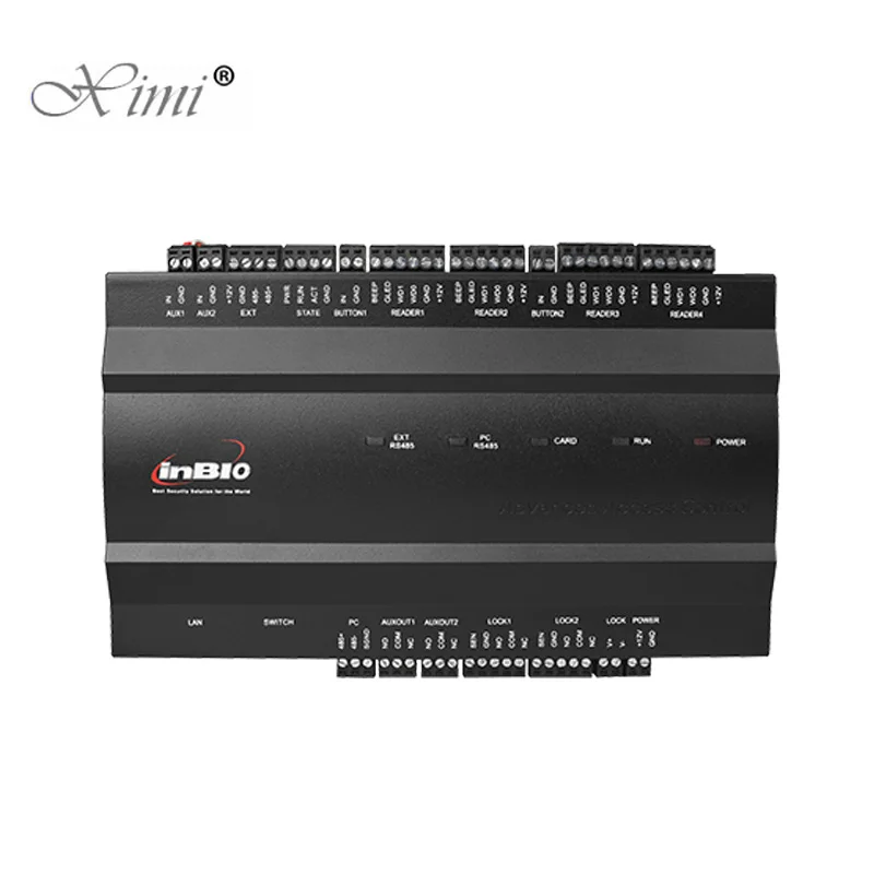 Inbio160 One Door Fingerprint And Card Access Control Board Biometric High Security Access Control System With TCP/IP And RS485
