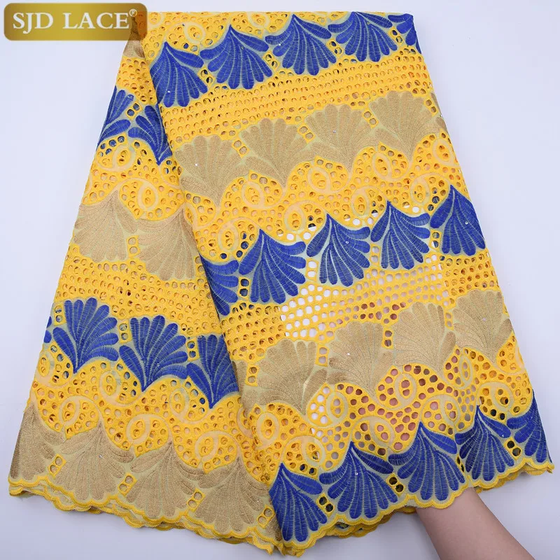 SJD кружево 2020 горячая Распродажа африканская нигерийская хлопчатобумажная