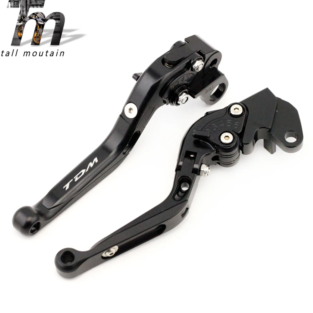Тормозной рычаг сцепления для YAMAHA TDM 850 TDM850 XJ600N XJ600S XJ900S Diversion Мотоцикл Регулируемый складной выдвижной логотип TDM