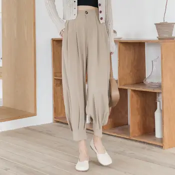 

autumn harem pants women high waist plus size fashion pants casual korean style trousers women pantalon femme