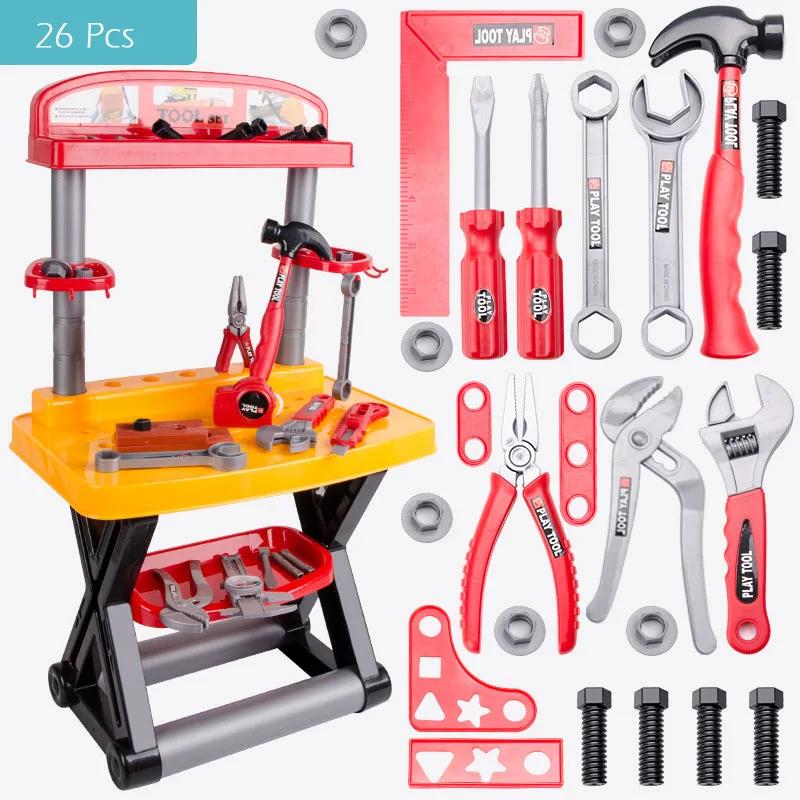 Инструменты для ремонта детей и мальчиков верстак электрическая дрель молоток