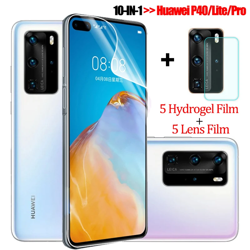 hydrogel film for p 40 huawei p40 pro camera glass p 40 pro screen protector p 40 lite huawei p40 lite e hidrogel huawei-p40pro
