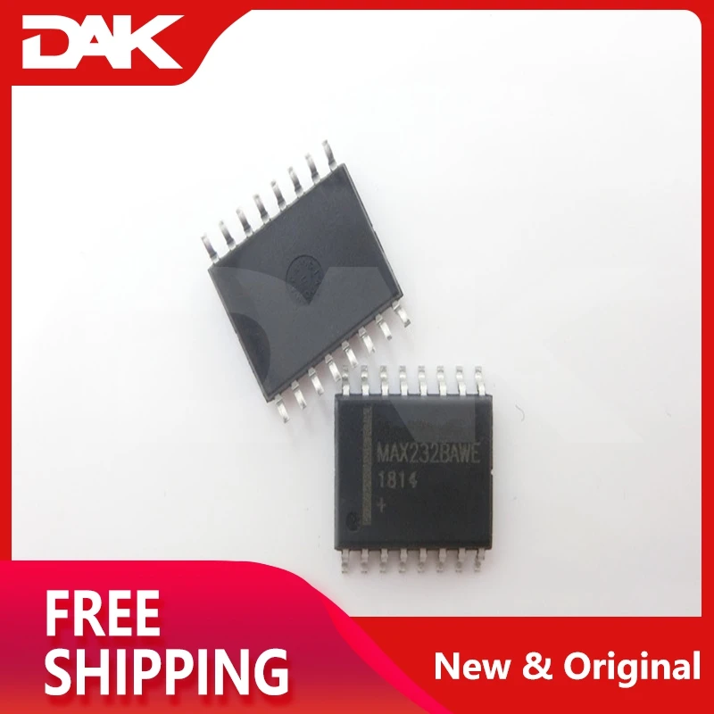 5 шт. MAX232BAWE+ T SOP16 15kV ESD-защита,+ 5В transceiтрансиверов IC чип