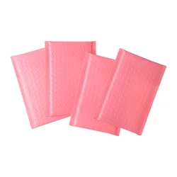 Nuobisty – enveloppes rembourrées étanches et antichoc, 50 pièces, emballage à bulles (rose, 15x11cm) 