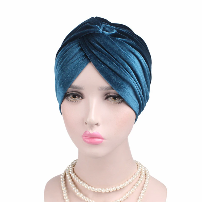 ο  Ʈġ ָ  Turban  ī Knotted Chemo Beanie Caps Headwrap for Cancer ȭ  Ż ׼