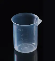 Báscula de taza transparente, herramientas de medición de plástico para el hogar, utensilios de cocina para hornear, práctica, 100ML