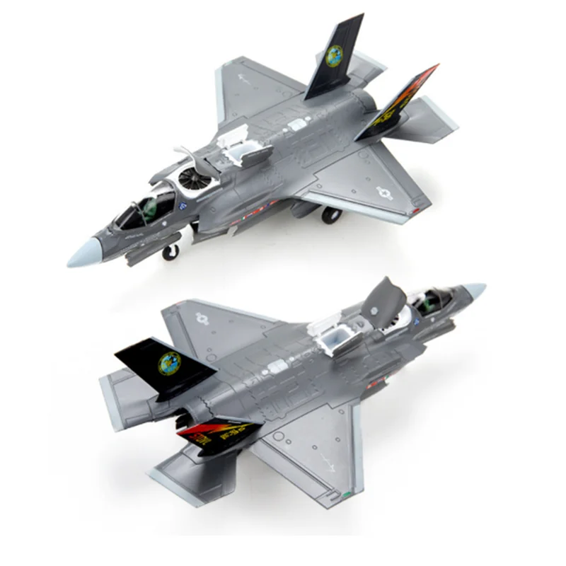 Коллекция 1: 72 Масштаб F35 четвертое поколение Американский истребитель 21,5 см модель литой под давлением сплав военный самолет дисплей для взрослых