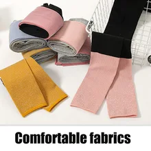 Женские эластичные леггинсы на осень и зиму, плотные теплые леггинсы, тянущиеся штаны, EDF88