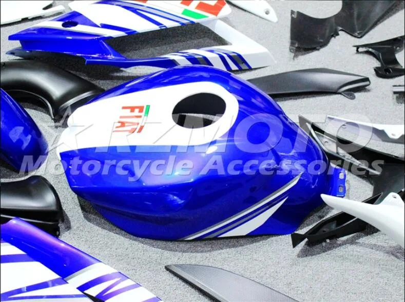 4 подарки ABS прессформы Мотоцикл Обтекатели подходит для Yamaha YZF-1000-R1 2007 2008 07 08 обтекатель кузова набор на заказ синий белый холодный