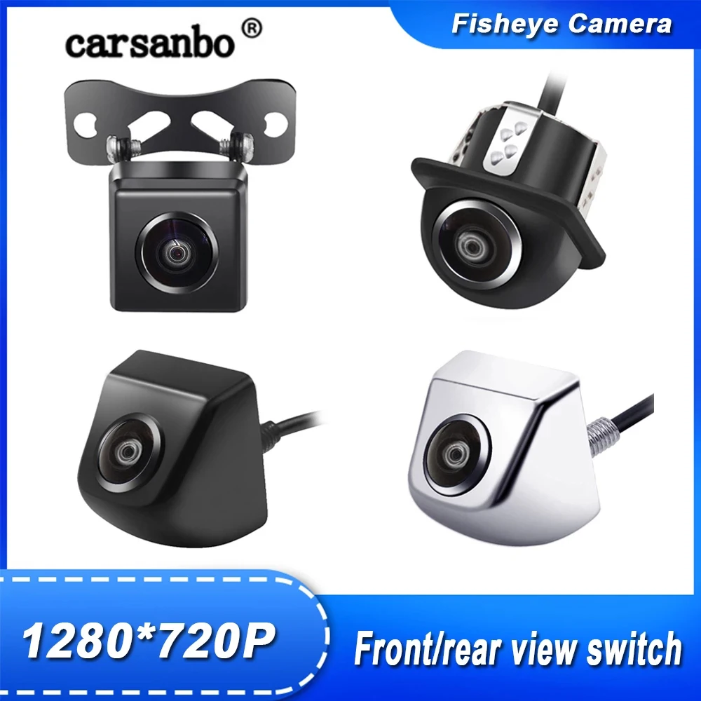 180 Degree Lens Starlight RearView Camera Fish Eye Night Vision Reversing Backup 720P HD OEM Factory Quality