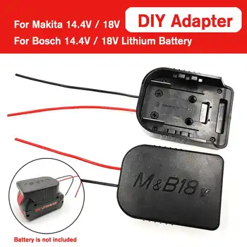 

For Makita For Bosch 14.4V/18V Lithium Battery DIY Conneting Wire Output Adapter Cable Convert Battery DIY Cable Output