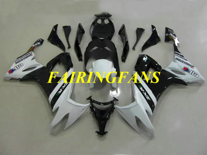Обтекатель кузова мотоцикла для KAWASAKI Ninja ZX10R 08 09 ZX 10R 2008 2009 ABS белый черный