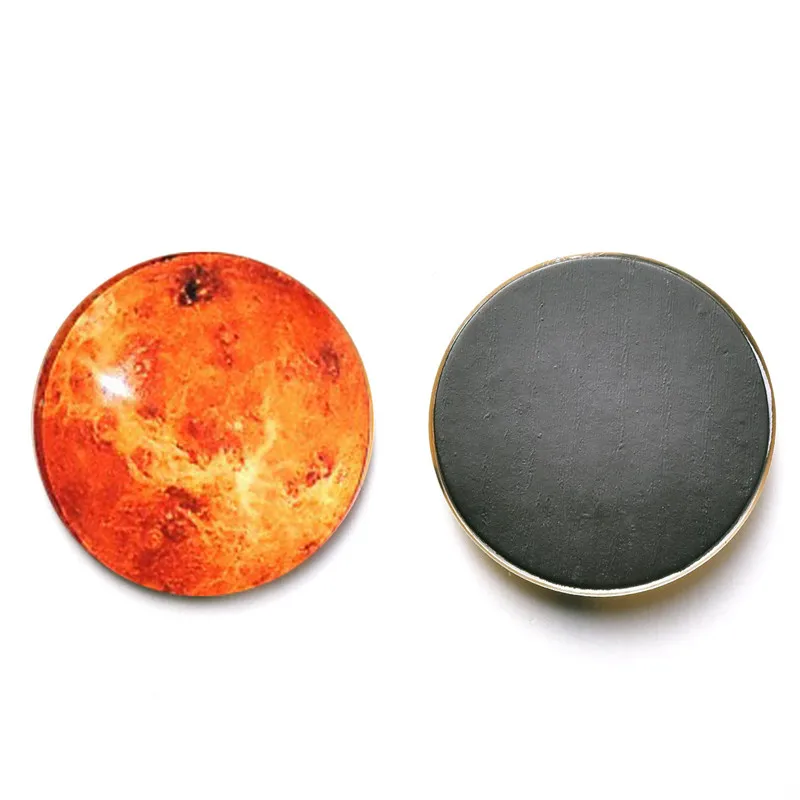 Магнит на холодильник Planet стеклянный кабошон магниты солнечная система 30 мм